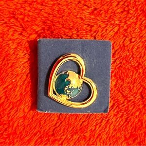 Avon heart of Asia pin